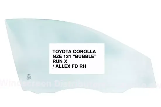 Picture of Sideglass Toyota Corolla NZE121"Bubble"/Runx/Allex FD/RH
